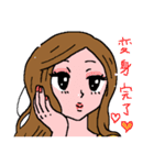 スキンケア女子（個別スタンプ：40）