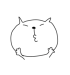 ゆるい白ネコ（個別スタンプ：33）