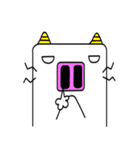 着せ替えのできる2連打スタンプ！猫豚第2弾（個別スタンプ：36）