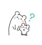 シロクママのまったり子育て（個別スタンプ：34）