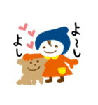 犬と女の子（個別スタンプ：37）