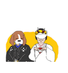 mom with baron（個別スタンプ：37）