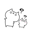 しろめねこ2日常編（個別スタンプ：25）