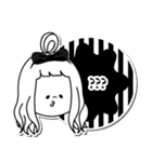 モノトーンちゃん（個別スタンプ：6）