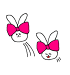 りぼんうさぎさん（個別スタンプ：19）