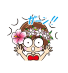 フラ少女（個別スタンプ：28）