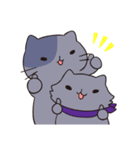 くろねこ団のゆるい日常スタンプ（個別スタンプ：1）