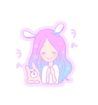 恋するうさぎとおおかみ（個別スタンプ：13）