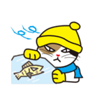 目力猫と目力魚（個別スタンプ：39）