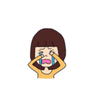 4人の女の子とわんちゃん2（個別スタンプ：32）