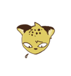 Curious leopard（個別スタンプ：11）