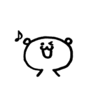 パラパラマンガ風くま（個別スタンプ：24）