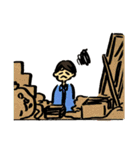 強気女と弱気男（個別スタンプ：20）