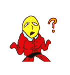黄色いマスクの赤い奴（個別スタンプ：26）