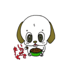 仔犬のスタンプ（個別スタンプ：34）