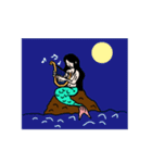 目が覚めたら人魚になってた（個別スタンプ：5）