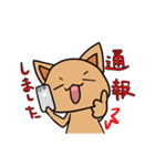 たれ目なネコのケンさん（個別スタンプ：4）