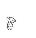 白いいぬ（個別スタンプ：7）