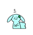 にじいろうさぎ（個別スタンプ：18）