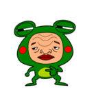 アマガエルおやじ（個別スタンプ：3）