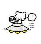 【取扱注意】悪ノリくまち（個別スタンプ：22）