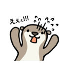 ゆるいカワウソさん（個別スタンプ：3）