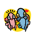 水槽ぐらし・ドキドキディスカス（個別スタンプ：36）