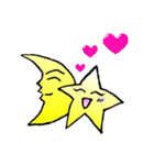 月くんと星ちゃん（個別スタンプ：14）