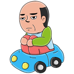 [LINEスタンプ] ハゲおじさん 
