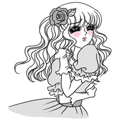 [LINEスタンプ] 乙女な彼女 