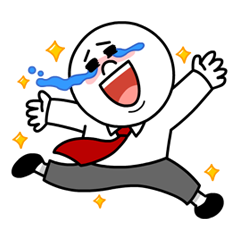 [LINEスタンプ] サラリーマン、ムーン係長
