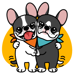 [LINEスタンプ] 犬のプライベート 