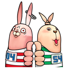 [LINEスタンプ] ウサビッチ 