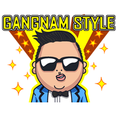[LINEスタンプ] PSY 江南スタイル