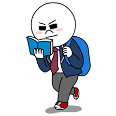 [LINEスタンプ] ムーンの学園生活 