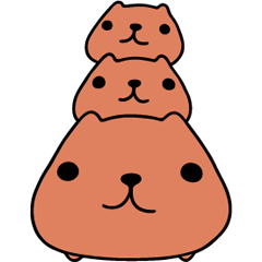 [LINEスタンプ] カピバラさん 