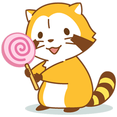 [LINEスタンプ] あらいぐまラスカル