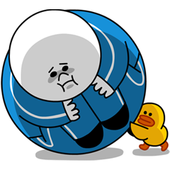 [LINEスタンプ] ムーンのダイエット編 