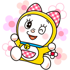 [LINEスタンプ] ドラえもん＆ドラミ