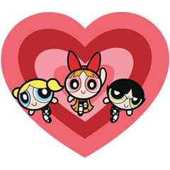 [LINEスタンプ] パワーパフ ガールズ 
