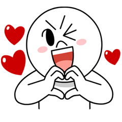 [LINEスタンプ] 恋する！ LINEキャラクターズ 