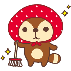 [LINEスタンプ] きれいずきん生活 