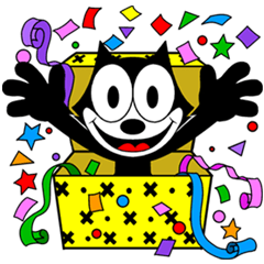 [LINEスタンプ] フィリックス・ザ・キャット 