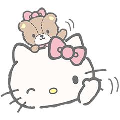 [LINEスタンプ] ハローキティ タイニーチャムと一緒 