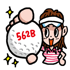 [LINEスタンプ] ゴルフバカ