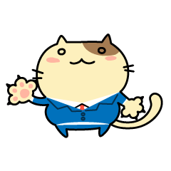 [LINEスタンプ] でぶねこ平社員