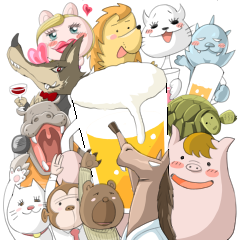 [LINEスタンプ] のみかい定番パック（英語版） 