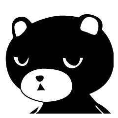 [LINEスタンプ] くまたま