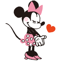 [LINEスタンプ] ミニーマウス 