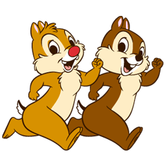 [LINEスタンプ] チップとデール 